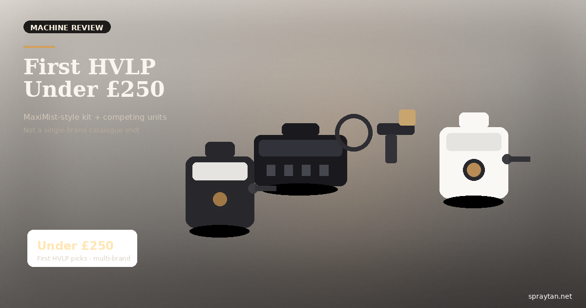 First HVLP under £250 — multi-brand machine comparison